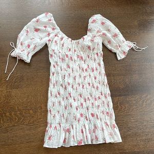 Shusha Boutique White floral dress